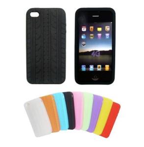 Wholesale wheel Silicon case for iphone 4S from china suppliers