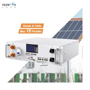 Wholesale LiFePo4 Rack Mounted Lithium Battery Pack 48V 51.2V 6000 Cycles Life Compatible CAN from china suppliers