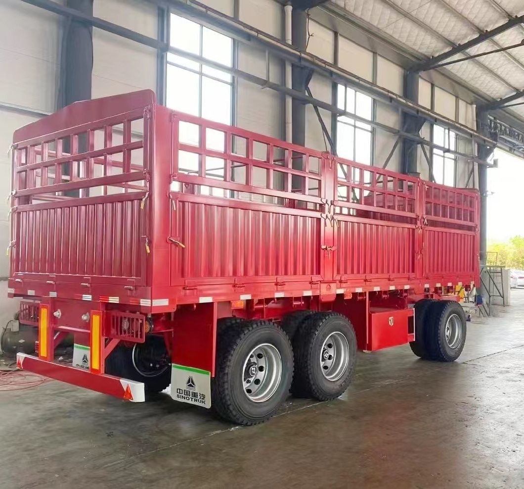 High-Capacity Transport Trailer Cargo Timber Transport Draw Bar Full Trailer
