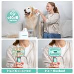 CHARGE Pet Hair Brush Grooming Vacuum Tool 300W Power Source for Smooth Grooming