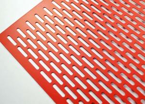 China Slotted Hole Perforated Metal Sheet Offer An Efficient Way To Filter, Grades Liquids And Solids For Food Industries on sale