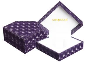 Wholesale Custom Luxury Handmade Single Watch Box Purple Durable Presentation Gift from china suppliers