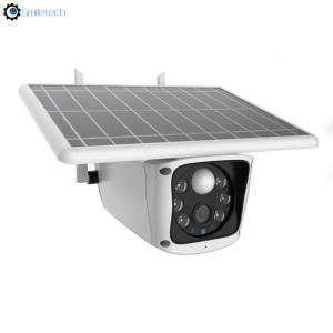 Wholesale Waterproof IP66 WIF 1080P Bullet Camera Outdoor PIR alarm Low Power TF card slot Solar Powered Wifi camera from china suppliers