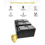 Anode 72v 40ah Lifepo4 Energy Storage Battery Pack Large Capacity