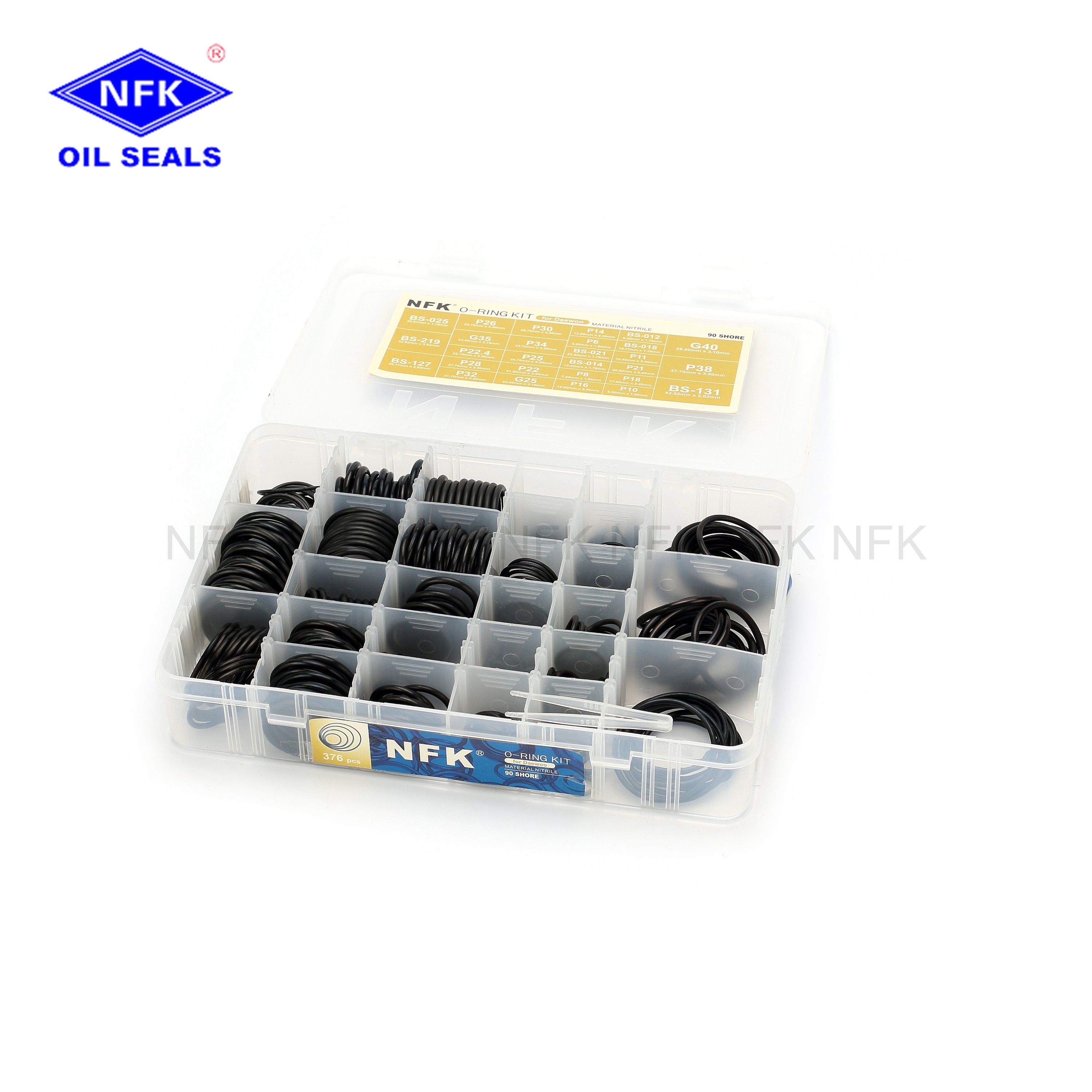 Wear Resistance Pro-One High Temp O Ring Box Universal High Pressure O Ring Kits
