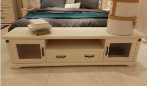 Wholesale White Color European Contemporary Furniture TV Entertainment Unit With Three Drawers from china suppliers