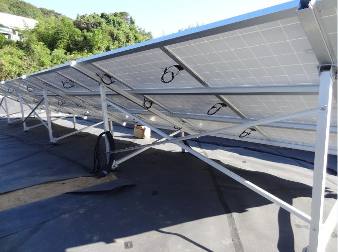 1.4KN/m2 Snow Load Anodized Solar Panel Roof Mounting Brackets for PV Ground Mounting