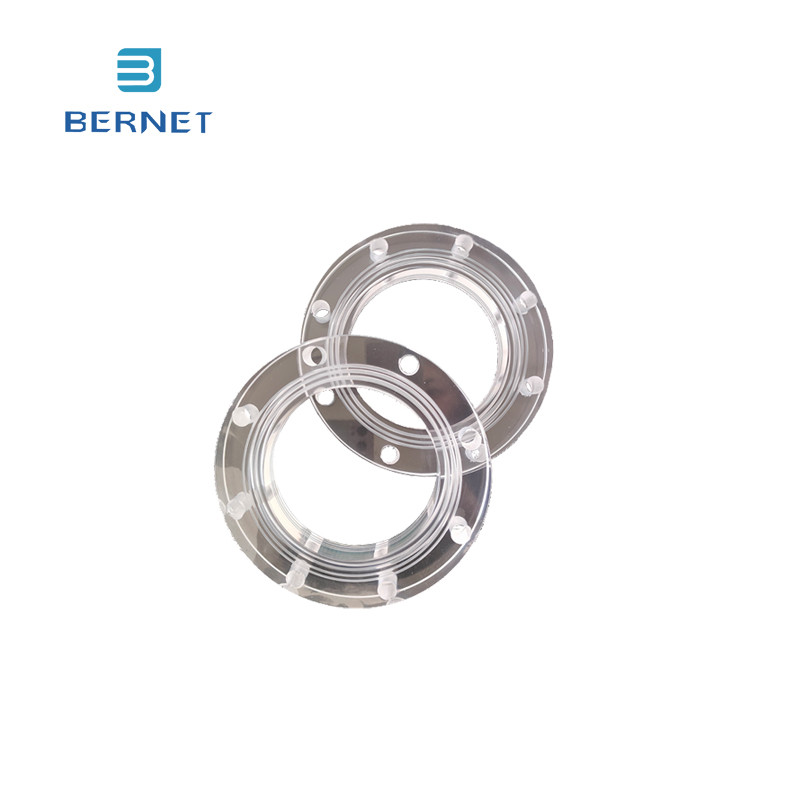 Bernet Cheap Price Light weight 8 Holes Acrylic Sight Glass Visual Flange for Fuel Tanker