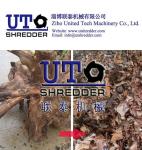 waste wood board /wood box / wood furniture Shredding machine, single shaft