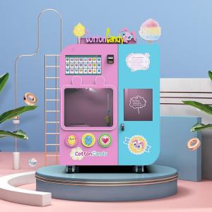 Wholesale 220V Blue Intelligent Vending Flower Cotton Candy Machine from china suppliers