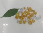Yellow HPHT Rough Synthetic Diamond For Lab Grow Diamonds Jewelry