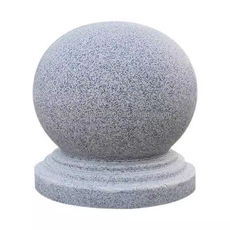 Modern Luxury Granite Floor Tile for Polished Surface Outdoor Barricade Ball Parking