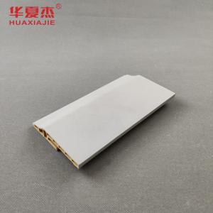 Wholesale High Quality Wpc Skirting Board Laminated Pvc Foam Baseboard Indoor Wall Decoration from china suppliers