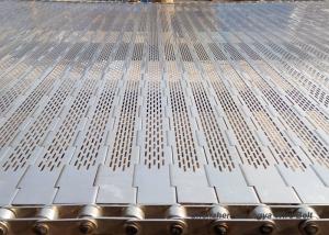 Wholesale Link Plate Stainless Steel Conveyor Chain Belt , Smooth Surface Food Conveyor Belt from china suppliers