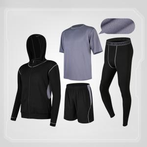 Wholesale Cotton Polyester Training Fitness Gym Cloth Suit Men Running Wear from china suppliers