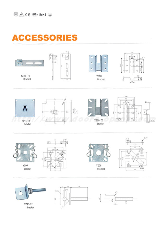 35E AC 120W 17RPM Tubular Motor Roller Shutter