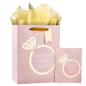 Wholesale Custom Color Accepted Ivory Board Wedding Gift Paper Bags for Special Occasion Gifts from china suppliers