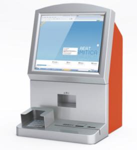 Wholesale Compact Design Wall Mounted Kiosk , Touch Screen Information Kiosk from china suppliers