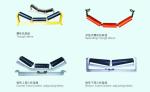 Rubber Material Impacting Trough Idler Roller Set Conveyor Spare Parts