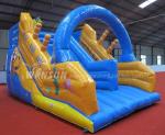 Fire Retardant Large Inflatable Dry Slide 0.5mm PVC Tarpaulin