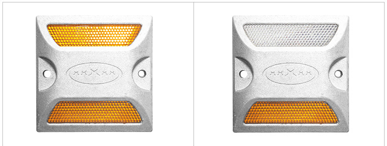 Highly Reflective Road Safety Reflector Aluminum Road Stud for Anti-pressure Pavement