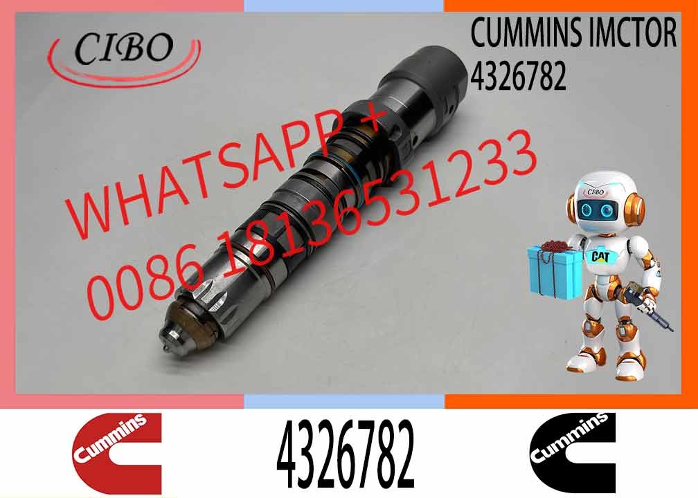 High Quality Injector 4326782 4088429 4087895 For CUMMINS QSK 45 K60 QSK60 Diesel Engine