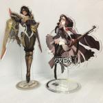 Holographic Anime Acrylic Standee 10cm 4 Color Printed ROHS Approved