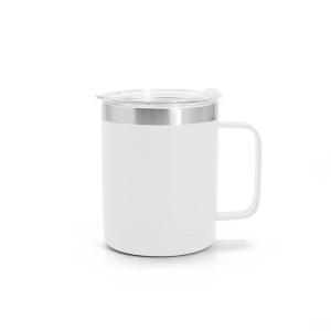 Wholesale Black / White Vacuum Insulated Tumbler , 10oz 304 Stainless Steel Wine Mug from china suppliers