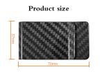 Business Slip Resistant Waterproof Carbon Fiber Money Clips