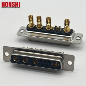 Wholesale D-SUB 9W4 Female Connector Gold Pin Solder Wire Type High Quality Connectors 10A 20A 30A 40A from china suppliers