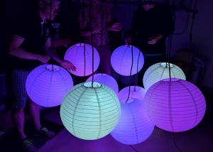 Wholesale IP65 Colorful RGB Light Globe Durable Construction LED Sphere Christmas Lights from china suppliers