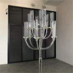 13 Arms Tall Glass Crystal Candle Holder Candlestick Wedding Table Decorations