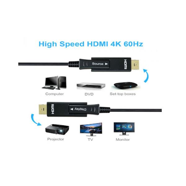 High-Performance 100m HDMI Fiber Optic Cable – Supports 4K Resolution & Lossless Signal