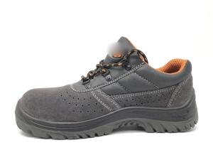 Wholesale Cushion Collar Steel Toe Non Slip Work Shoes Shock Absorbing Size Customized For Men from china suppliers