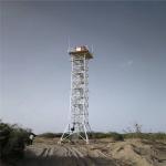 Bolts Connection Steel Plate Military Guard Tower