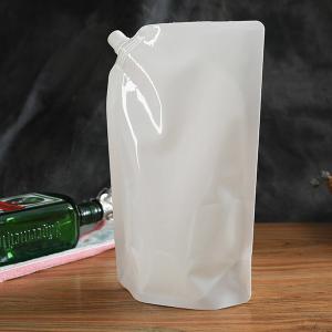 Wholesale White Hand Sanitizer 60mic Liquid Packaging Pouch Detergent Juice Filling Pouch from china suppliers