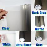 3D Transparent Grey Rear Projection Film Advertising Holographic Screen Glass