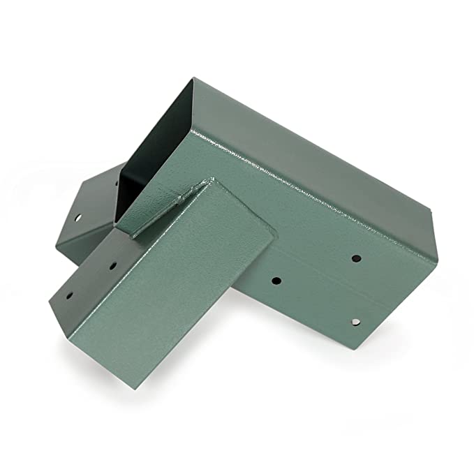 Stamping Punching Bending Outdoors Garden Decor Wood Connector Metal Swing Stand Sample