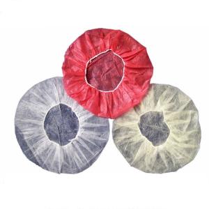 Wholesale SBPP Non Woven Disposable Head Cap Surgical Hats Dust Proof Latex Free from china suppliers