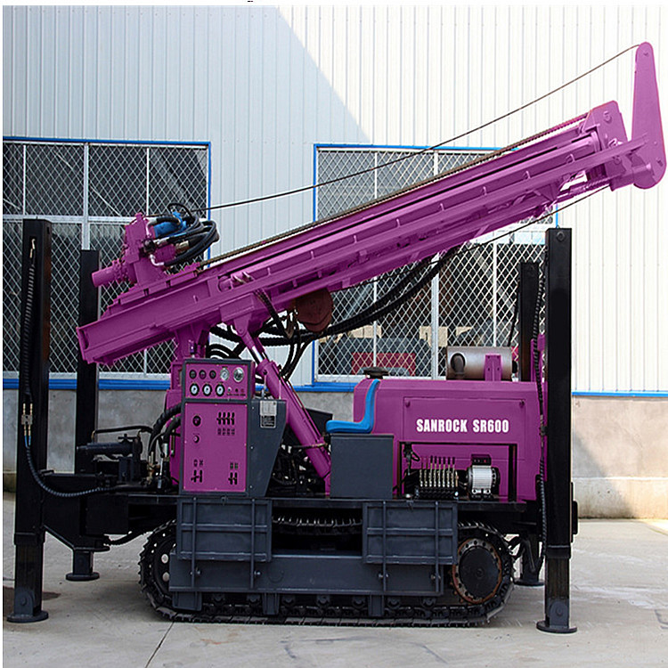 Multifunction Water Well Drilling Rig Hydraulic Bore Hole Crawler Water Well Equipment