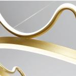 Indoor Lighting Crown Shape Aluminum Acrylic Nordic Luxury Chandeliers & Pendant