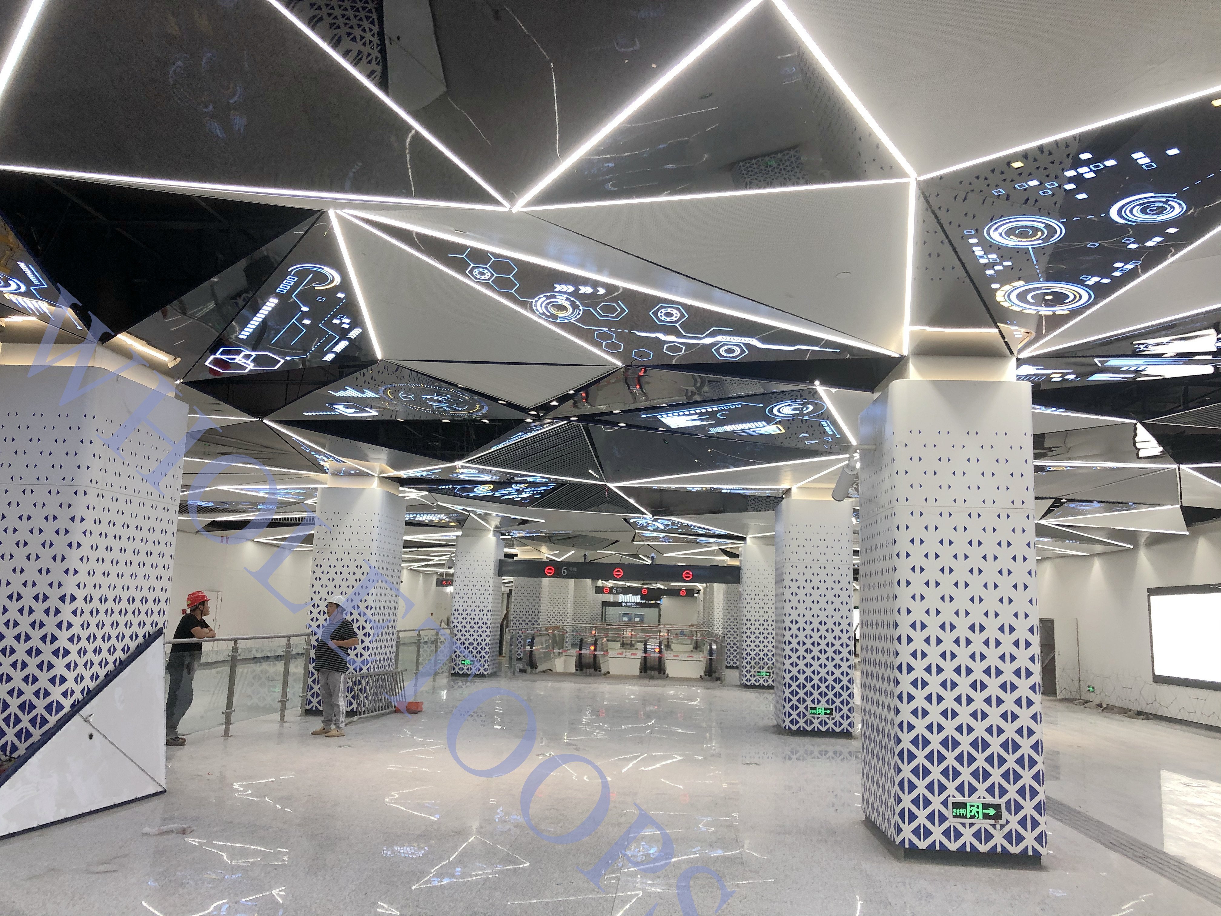 2.0mm Thickness Ceramic Coated Aluminum Panel For City Transportation