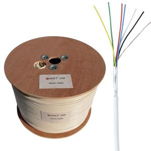 Wholesale 5000000000 6x0.22mm2 Shielded Stranded CCA PVC Insulation CPR Eca Alarm Control Cable from china suppliers