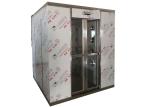 Pharmaceutical Modular Clean Room Air Shower Tempered Glasses Double Doors