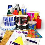 Water Resistant Vinyl Business Stickers Logo Printed With Paper / Pvc / Pet