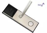 High Security Electronic Card Door Lock For Hotel Entrance 62.5mm Center