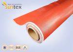 Colored Covers Thermal Insulation Fabri / Silicone Impregnated Fiberglass Cloth