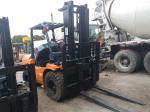 Original Japan Used Diesel Forklift Truck , Toyota 7FDA50 5 Ton Diesel Forklift