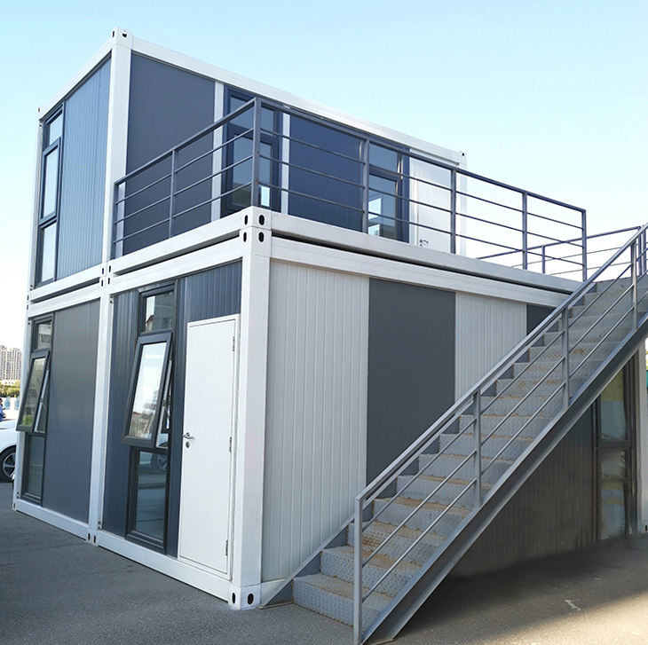 Q235B Galvanized Steel Frame Prefab Kit House Miniature House Model Sip Panel House Kit Container Van Office