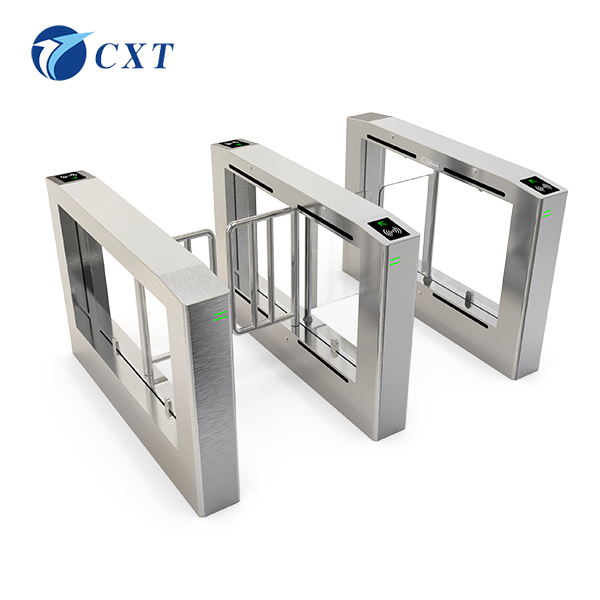 Custom Logo Swing Barrier Gate with Face Recognition Control and 25-30 Persons/Minute Flow Rate for Secure Access